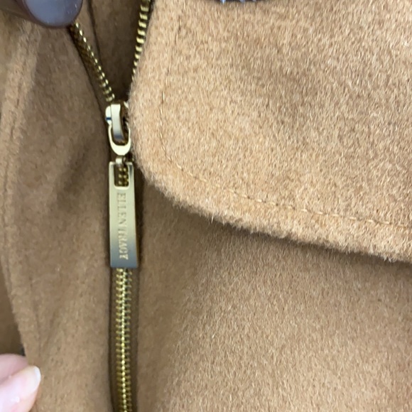 Ellen Tracy Blue fox and wool hooded coat - Picture 9 of 15